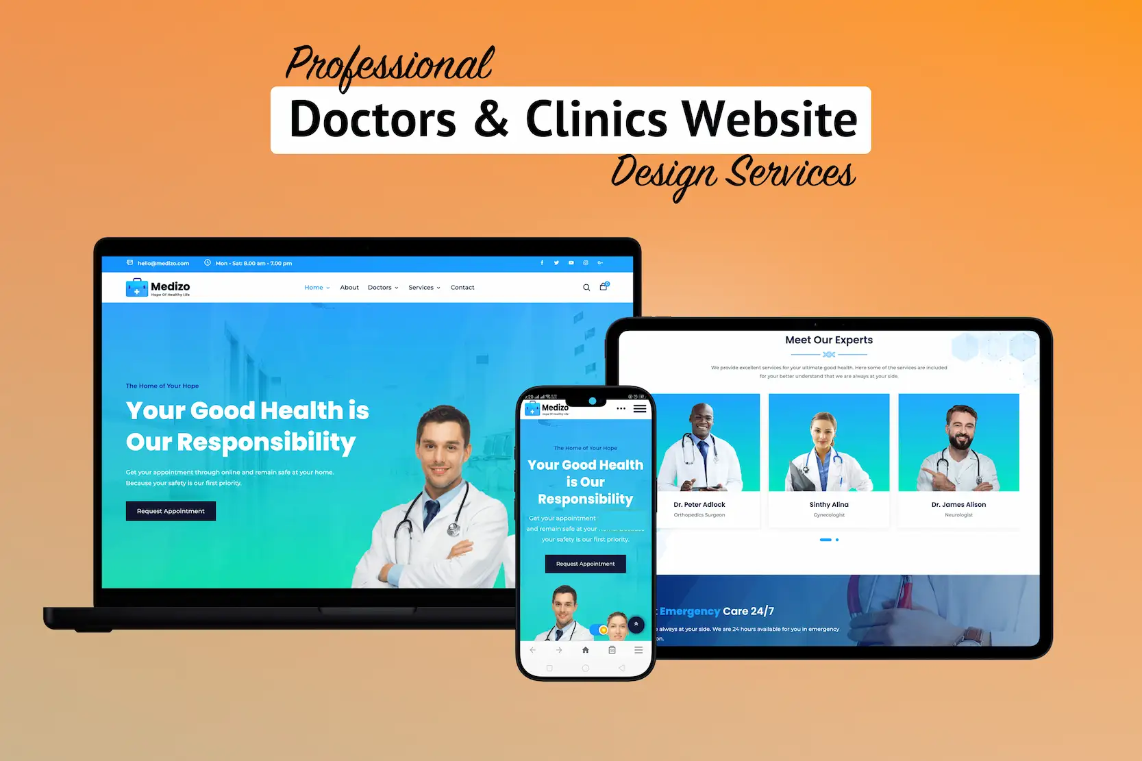 Website for Doctors & Clinics