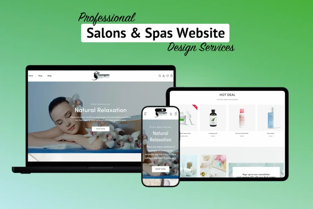 WordPress Website for Salons & Spas